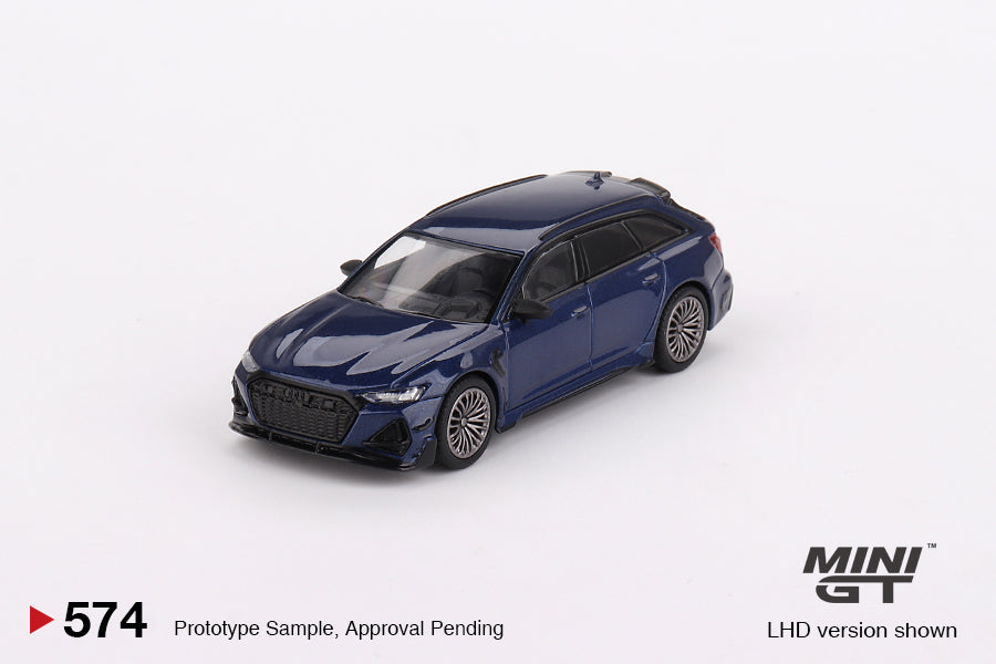 Mô hình xe Mini GT 1:64 ABT Audi RS6-R Navarra Blue Metallic - MGT00574
