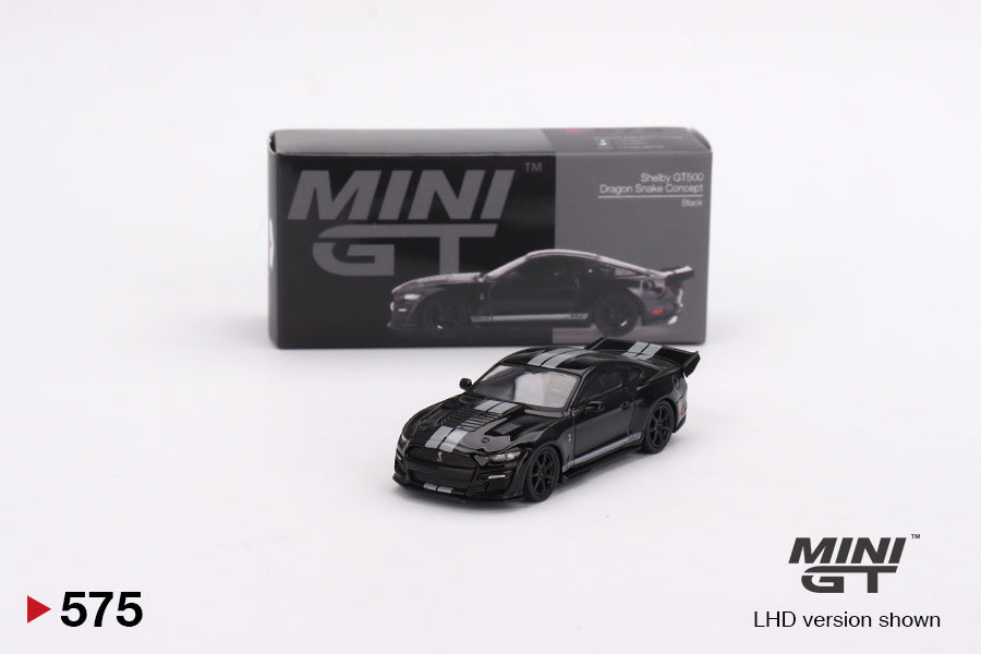 Mô hình xe Mini GT 1:64 Shelby GT500 Dragon Snake Concept Black - MGT00575