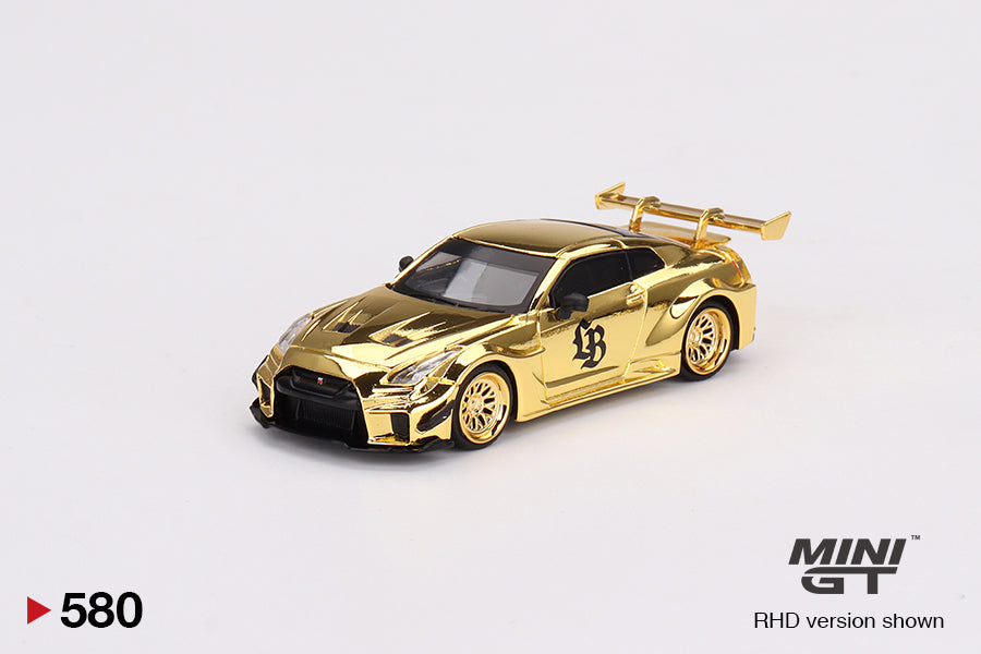 Mô hình xe Mini GT 1:64 LB-Silhouette WORKS GT NISSAN 35GT-RR Ver.2 RHD Gold Series - MGT00580