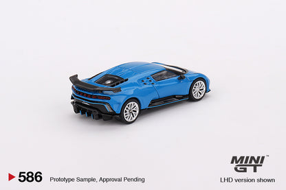 Mô hình xe Mini GT 1:64 Bugatti Centodieci Blu Bugatti - MGT00586
