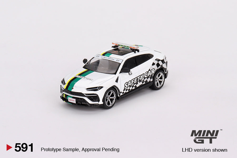 Mô hình xe Mini GT 1:64 Lamborghini Urus 2022 Macau GP Official Safety Car - MGT00591