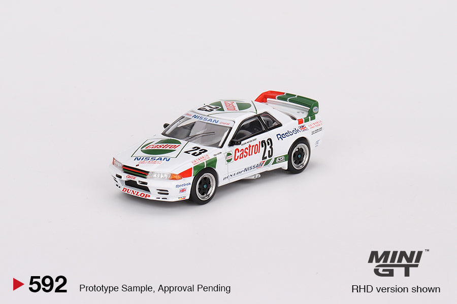 Mô hình xe Mini GT 1:64 Nissan Skyline GT-R (R32) Gr. A #23 1990 Macau Guia Race Winner - MGT00592