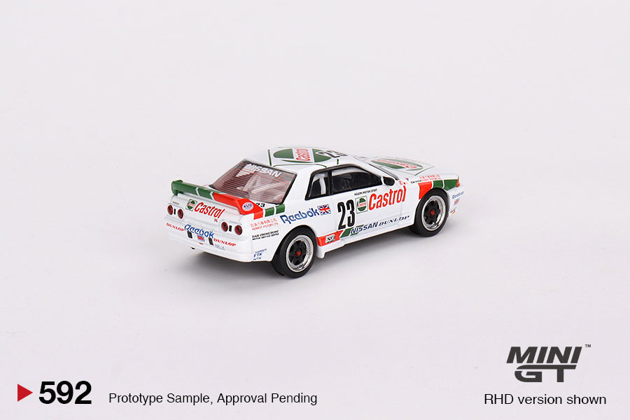 Mô hình xe Mini GT 1:64 Nissan Skyline GT-R (R32) Gr. A #23 1990 Macau Guia Race Winner - MGT00592