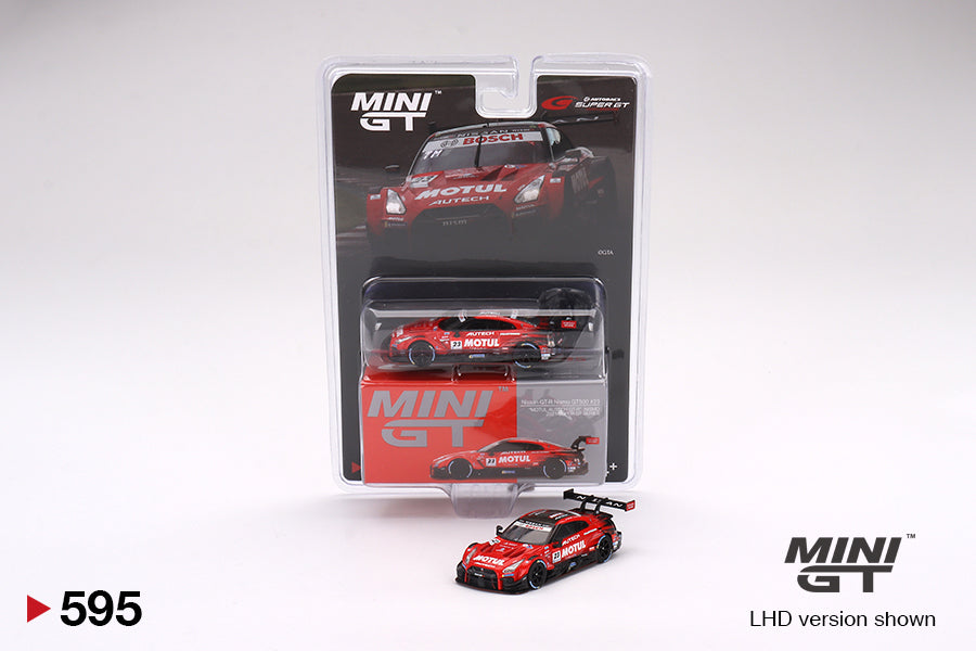 Mô hình xe Mini GT 1:64 Nissan GT-R Nismo GT500 #23 “MOTUL AUTECH GT-R NISMO 2021 SUPER GT SERIES - MGT00595