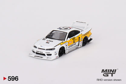 Mô hình xe Mini GT 1:64 Nissan SILVIA (S15) LB-Super Silhouette Good-FIX - MGT00596