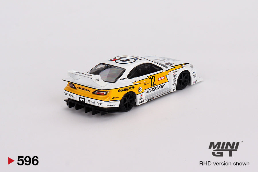 Mô hình xe Mini GT 1:64 Nissan SILVIA (S15) LB-Super Silhouette Good-FIX - MGT00596
