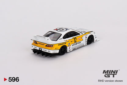 Mô hình xe Mini GT 1:64 Nissan SILVIA (S15) LB-Super Silhouette Good-FIX - MGT00596