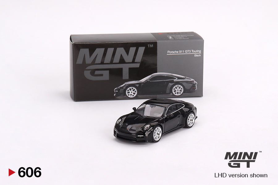 Mô hình xe Mini GT 1:64 Porsche 911 (992) GT3 Touring Black - MGT00606