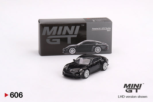 Mô hình xe Mini GT 1:64 Porsche 911 (992) GT3 Touring Black - MGT00606