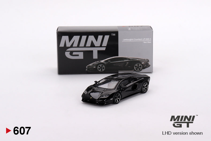 Mô hình xe Mini GT 1:64 Lamborghini Countach LPI 800-4 Nero Maia - MGT00607