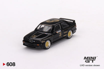 Mô hình xe Mini GT 1:64 BMW M3 #3 JPS Team BMW 1987 ATCC Championship Winner - MGT00608