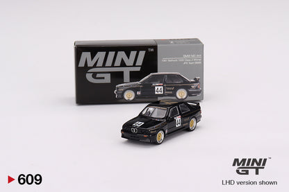 Mô hình xe Mini GT 1:64 BMW M3 #44 JPS Team BMW 1987 Bathurst 1000 Class 2 Winner - MGT00609