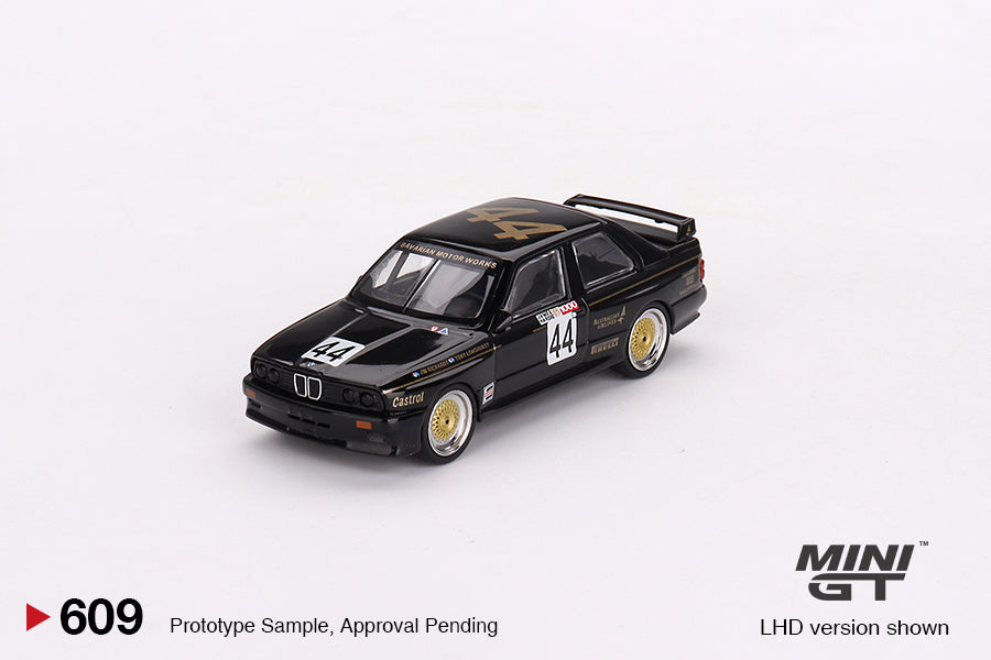 Mô hình xe Mini GT 1:64 BMW M3 #44 JPS Team BMW 1987 Bathurst 1000 Class 2 Winner - MGT00609