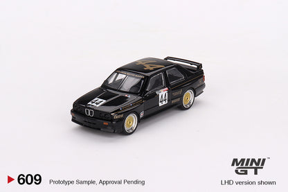Mô hình xe Mini GT 1:64 BMW M3 #44 JPS Team BMW 1987 Bathurst 1000 Class 2 Winner - MGT00609