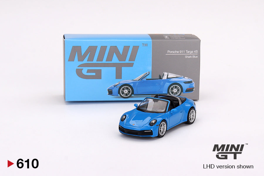 Mô hình xe Mini GT 1:64 Porsche 911 Targa 4S Shark Blue - MGT00610