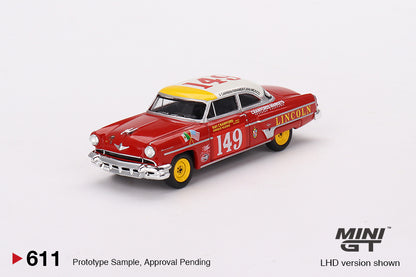 Mô hình xe Mini GT 1:64 Lincoln Capri 1954 Carrera Panamericana Class Winner #149 - MGT00611