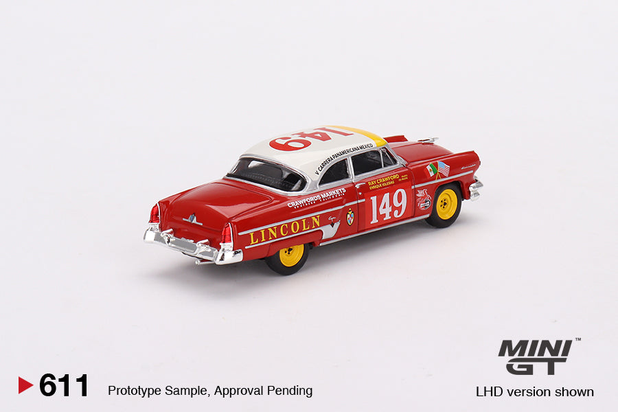 Mô hình xe Mini GT 1:64 Lincoln Capri 1954 Carrera Panamericana Class Winner #149 - MGT00611