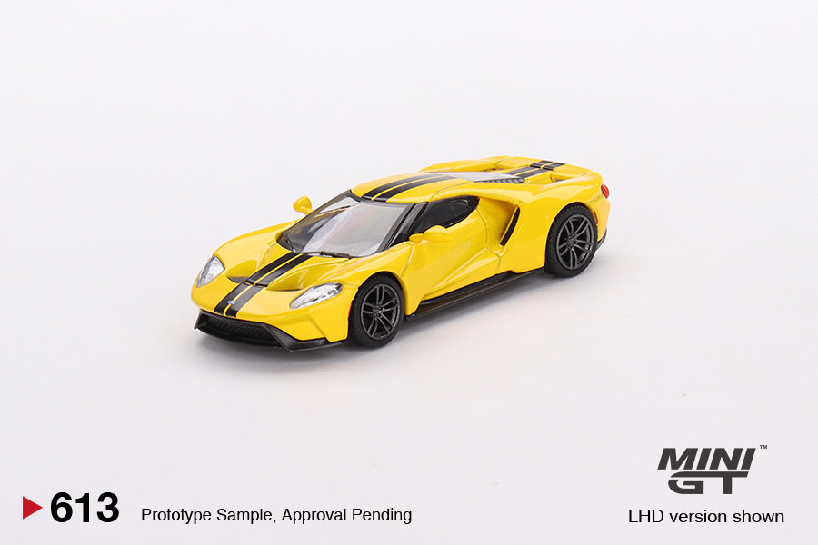 Mô hình xe Mini GT 1:64 Ford GT Triple Yellow - MGT00613