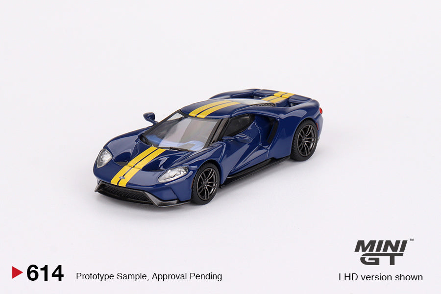 Mô hình xe Mini GT 1:64 Ford GT Sunoco Blue - MGT00614