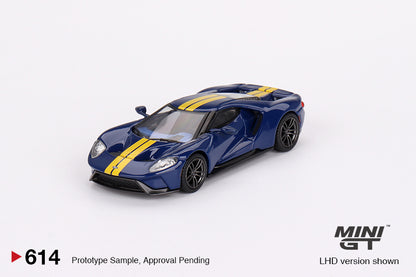 Mô hình xe Mini GT 1:64 Ford GT Sunoco Blue - MGT00614