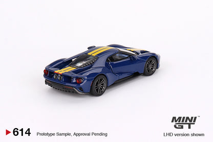 Mô hình xe Mini GT 1:64 Ford GT Sunoco Blue - MGT00614
