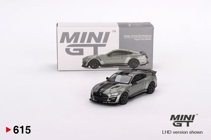 Mô hình xe Mini GT 1:64 Shelby GT500 SE Widebody Pepper Gray Metallic - MGT00615