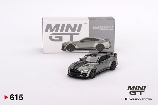 Mô hình xe Mini GT 1:64 Shelby GT500 SE Widebody Pepper Gray Metallic - MGT00615