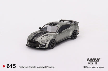 Mô hình xe Mini GT 1:64 Shelby GT500 SE Widebody Pepper Gray Metallic - MGT00615