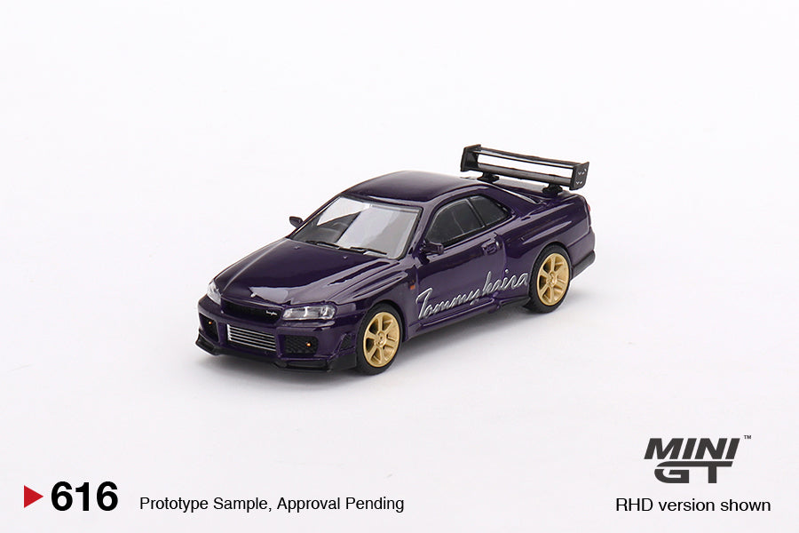 Mô hình xe Mini GT 1:64 Nissan Skyline GT-R (R34) Tommykaira R-z Midnight Purple - MGT00616
