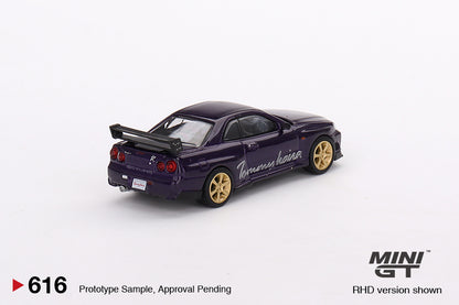 Mô hình xe Mini GT 1:64 Nissan Skyline GT-R (R34) Tommykaira R-z Midnight Purple - MGT00616