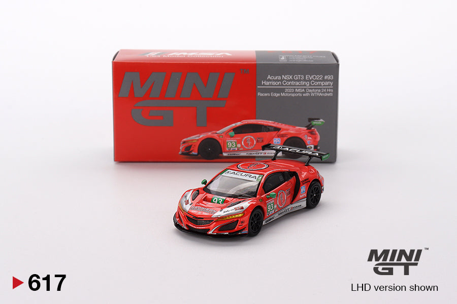 Mô hình xe Mini GT 1:64 Acura NSX GT3 EVO22 #93 2023 IMSA Daytona 24 Hrs - MGT00617