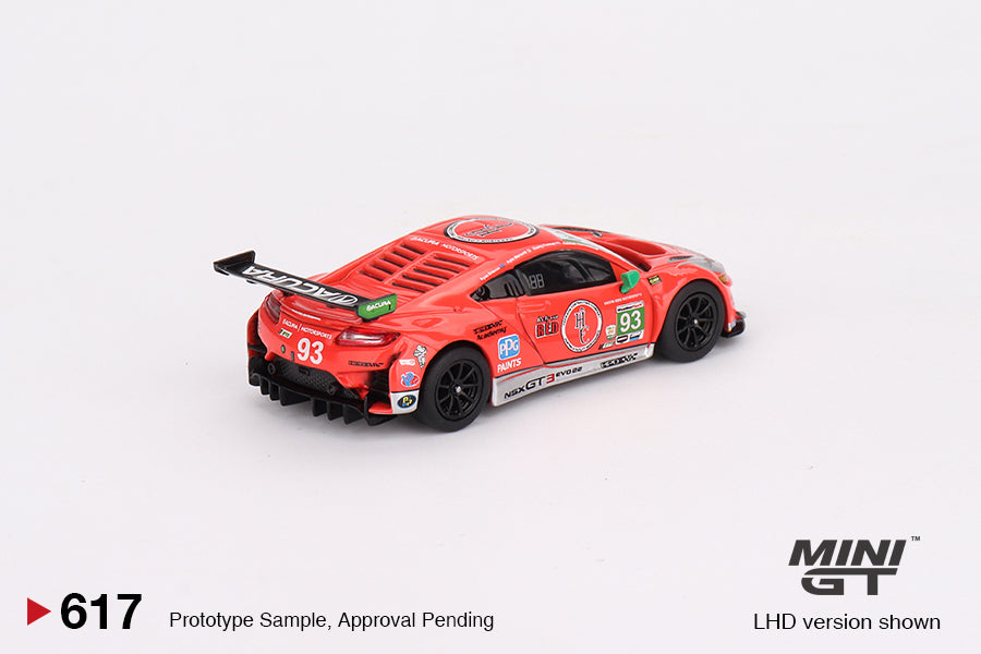 Mô hình xe Mini GT 1:64 Acura NSX GT3 EVO22 #93 2023 IMSA Daytona 24 Hrs - MGT00617