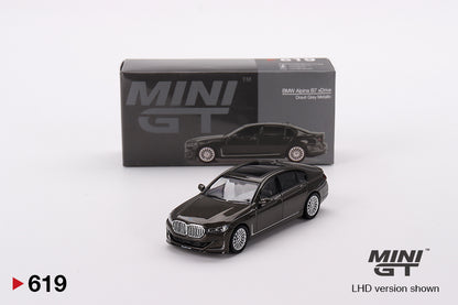 Mô hình xe Mini GT 1:64 BMW Alpina B7 xDrive Dravit Grey Metallic - MGT00619