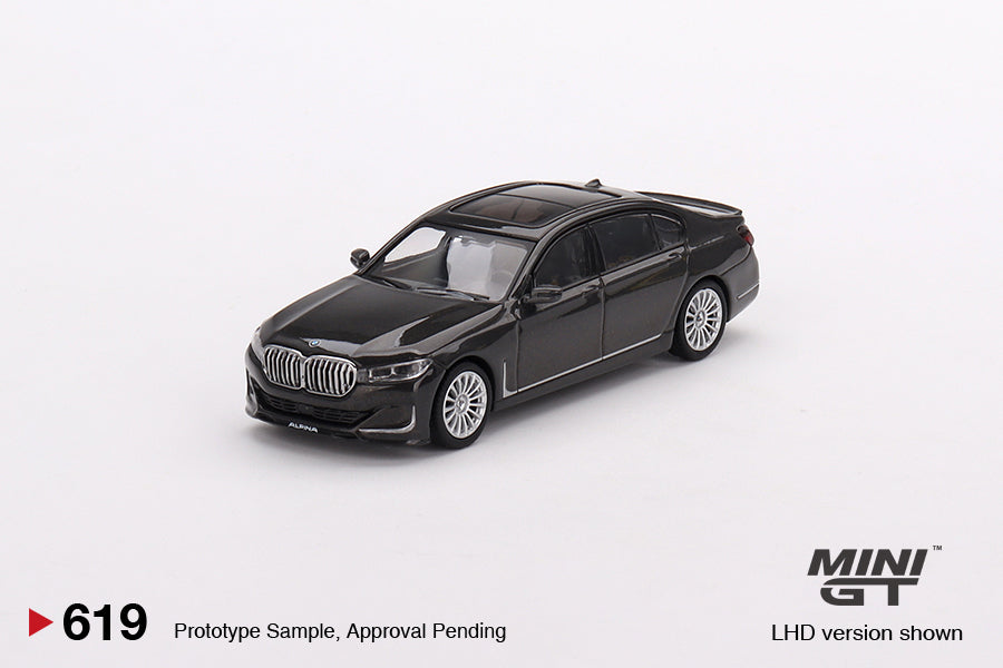 Mô hình xe Mini GT 1:64 BMW Alpina B7 xDrive Dravit Grey Metallic - MGT00619