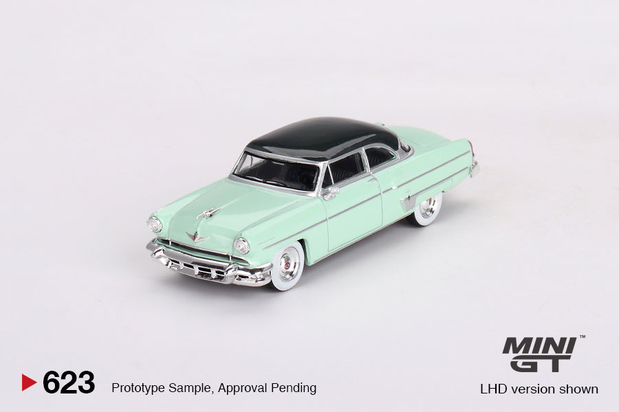 Mô hình xe Mini GT 1:64 Lincoln Capri 1954 Parklane Green / Bloomfield Green - MGT00623