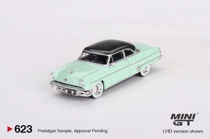 Mô hình xe Mini GT 1:64 Lincoln Capri 1954 Parklane Green / Bloomfield Green - MGT00623