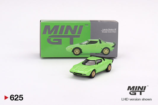 Mô hình xe Mini GT 1:64 Lancia Stratos HF Stradale Verde Chiaro - MGT00625