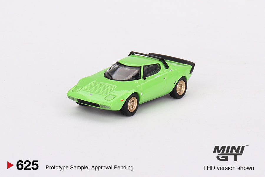 Mô hình xe Mini GT 1:64 Lancia Stratos HF Stradale Verde Chiaro - MGT00625