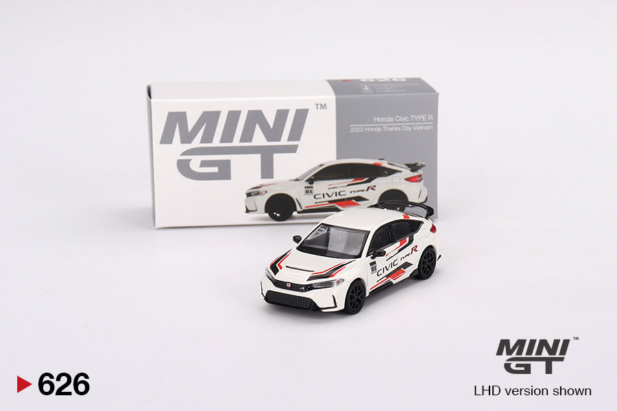 Mô hình xe Mini GT 1:64 Honda Civic Type R 2023 Honda Thanks Day Vietnam - MGT00626