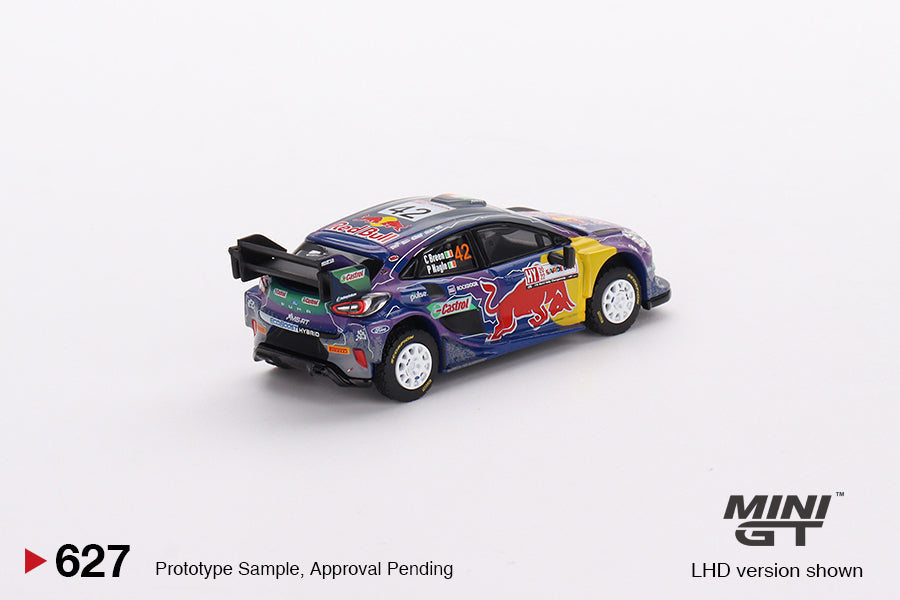 Mô hình xe Mini GT 1:64 Ford Puma Rally1 #42 M-Sport Ford WRT 2022 Rally Italia Sardegna 2nd Place - MGT00627