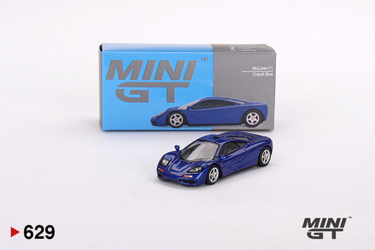 Mô hình xe Mini GT 1:64 McLaren F1 Cobalt Blue - MGT00629