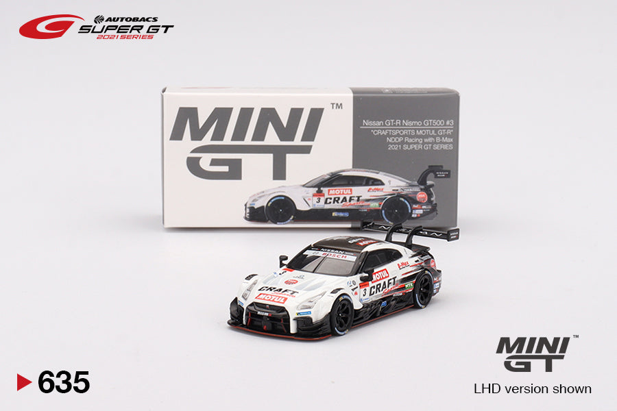 Mô hình xe Mini GT 1:64 Nissan GT-R Nismo GT500 #3 NDDP Racing with B-Max 2021 SUPER GT SERIES - MGT00635