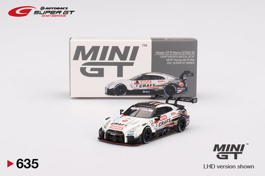 Mô hình xe Mini GT 1:64 Nissan GT-R Nismo GT500 #3 NDDP Racing with B-Max 2021 SUPER GT SERIES - MGT00635