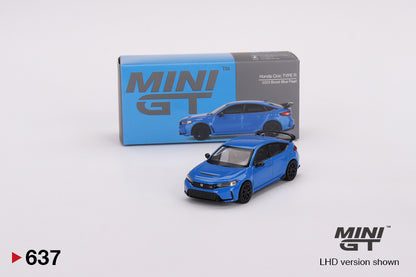 Mô hình xe Mini GT 1:64 Honda Civic Type R Boost Blue Pearl 2023 - MGT00637