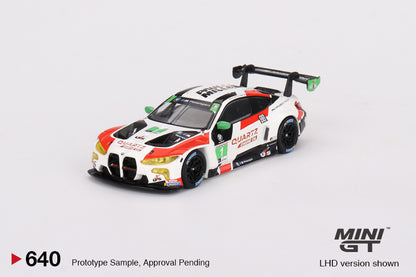 Mô hình xe Mini GT 1:64 BMW M4 GT3 #1  IMSA 2023 Sebring 12 Hrs GTD Winner - MGT00640