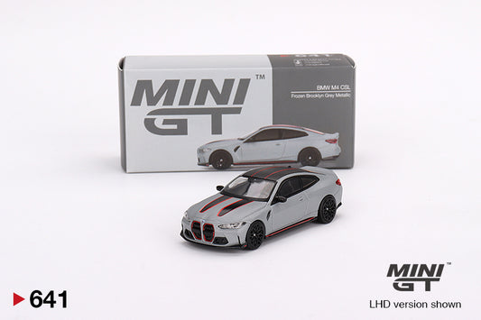 Mô hình xe Mini GT 1:64 BMW M4 CSL Frozen Brooklyn Grey Metallic - MGT00641