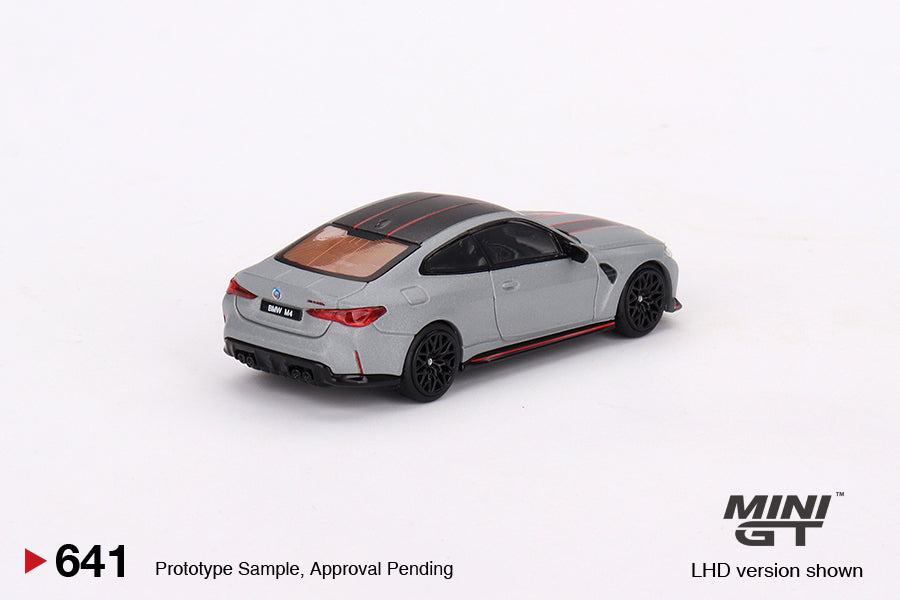 Mô hình xe Mini GT 1:64 BMW M4 CSL Frozen Brooklyn Grey Metallic - MGT00641