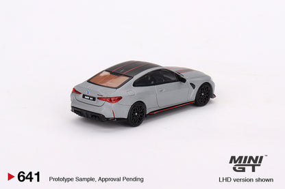 Mô hình xe Mini GT 1:64 BMW M4 CSL Frozen Brooklyn Grey Metallic - MGT00641