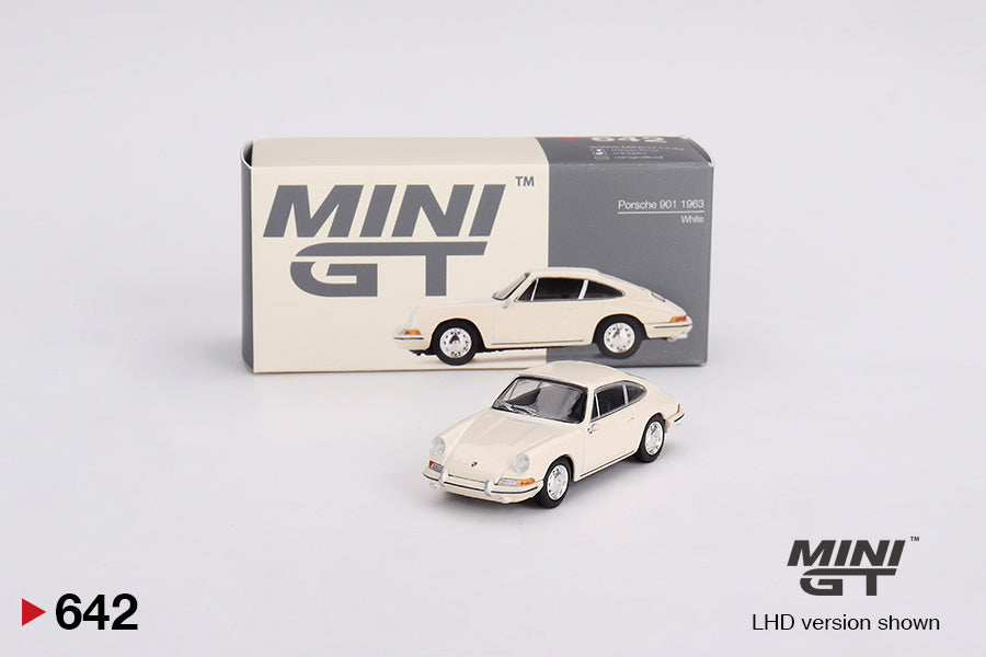 Mô hình xe Mini GT 1:64 Porsche 901 1963 Ivory - MGT00642