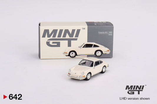 Mô hình xe Mini GT 1:64 Porsche 901 1963 Ivory - MGT00642